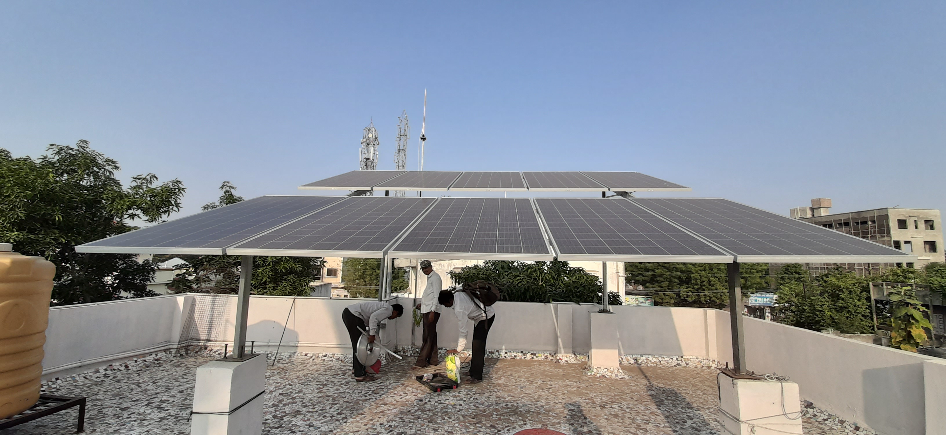 Solar Water Pump System โ Farm, near Dhule